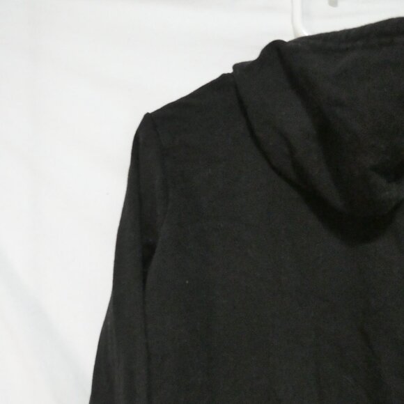 DIVIDED - H&M Basic | medium | Black Zip-Up Hooded Sweatshirt - Picture 10 of 15